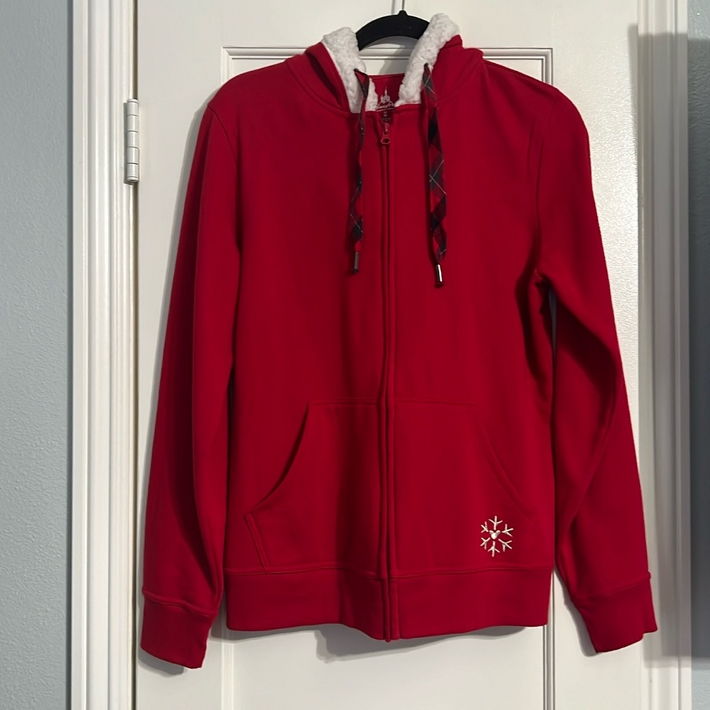 Minnie mouse zip up hoodie
